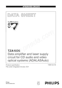 TZA1026T/V2 Datasheet Cover