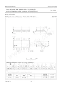 TZA1026T/V2 Datasheet Page 14