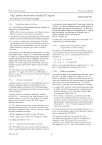 TZA1038HW Datasheet Pagina 13