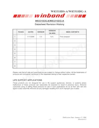 W83310DG-A Datasheet Page 2