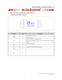 W83310DG-A Datasheet Pagina 5