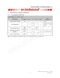 W83310DG-A Datasheet Page 8