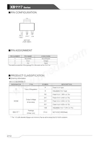 XB1117P501FR-G Datasheet Page 2