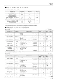 XB1117P501FR-G Datasheet Page 5