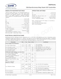 XRP6141EL-F Datasheet Pagina 2