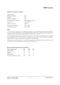 ZMR250FTC Datasheet Page 2