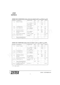 ZSR1200GTA Datasheet Page 4