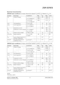 ZSR900GTC Datasheet Page 3