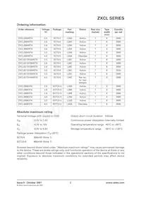 ZXCL260H5TA Datenblatt Seite 2