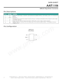 AAT1106ICB-0.6-T1 Datasheet Page 2