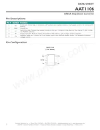 AAT1106ICB-0.6-T1 Datasheet Pagina 2