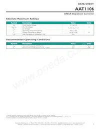 AAT1106ICB-0.6-T1 Datasheet Pagina 3