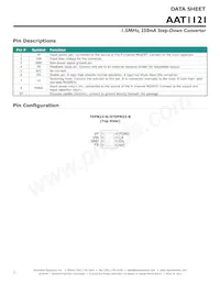 AAT1121IPS-0.6-T1 Datasheet Page 2
