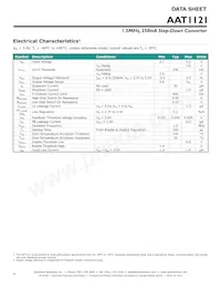 AAT1121IPS-0.6-T1數據表 頁面 4