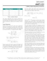 AAT1121IPS-0.6-T1數據表 頁面 11