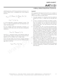 AAT1121IPS-0.6-T1 Datasheet Page 13