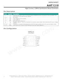 AAT1218IWP-5.0-T1 Datasheet Pagina 2