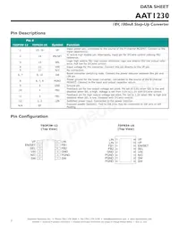 AAT1230IRN-1-T1 Datasheet Pagina 2