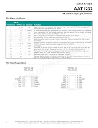 AAT1232ITP-T1數據表 頁面 2