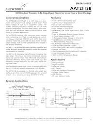 AAT2113BIXS-0.6-T1 Datasheet Cover