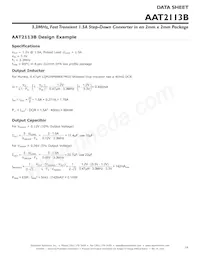 AAT2113BIXS-0.6-T1 Datasheet Page 19