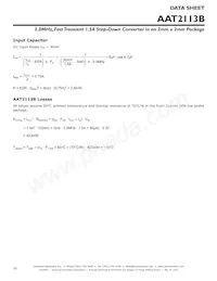 AAT2113BIXS-0.6-T1 Datasheet Pagina 20