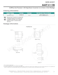 AAT2113BIXS-0.6-T1 Datasheet Page 21