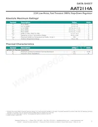 AAT2114AIVN-0.6-T1 Datasheet Page 3