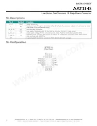 AAT2148IVN-0.6-T1 Datasheet Pagina 2