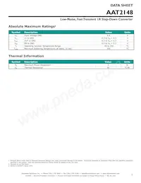 AAT2148IVN-0.6-T1 Datasheet Page 3