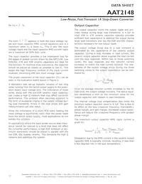 AAT2148IVN-0.6-T1 Datasheet Page 12