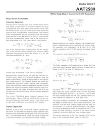 AAT2500IWP-AW-T1 Datasheet Pagina 15