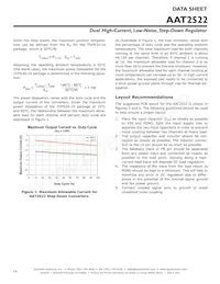 AAT2522IRN-1-T1 Datasheet Page 14