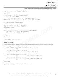 AAT2522IRN-1-T1 Datasheet Pagina 17