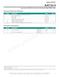 AAT2614IDG-2-T1 Datasheet Pagina 3