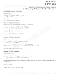 AAT2688IFK-AI-T1 Datasheet Page 17