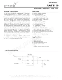 AAT3110IGU-5.0-T1 Datasheet Cover