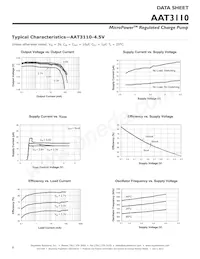 AAT3110IGU-5.0-T1 Datasheet Page 8