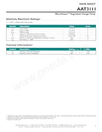 AAT3111IGU-3.3-T1 Datasheet Pagina 3
