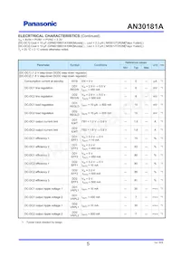 AN30181A-VL Datasheet Page 5