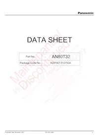 AN80T32 Datasheet Cover