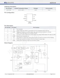 AOZ1019AI Datasheet Pagina 2