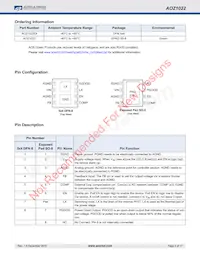 AOZ1022DI-5L Datasheet Page 2