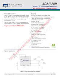 AOZ1024DIL#A Datasheet Cover