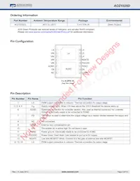 AOZ1025DIL_3數據表 頁面 2