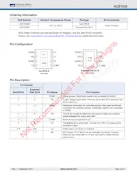 AOZ1036PI_3 Datasheet Page 2