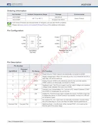 AOZ1038DI Datasheet Page 2