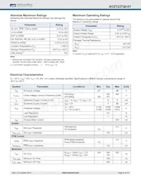 AOZ1237QI-01 Datasheet Page 5