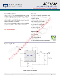AOZ1242DI Datasheet Cover