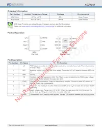 AOZ1242DI Datasheet Page 2